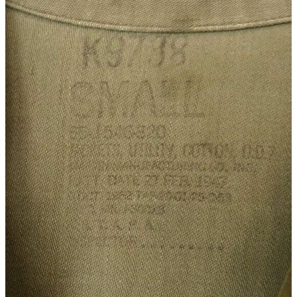 Vintage Cold War 14th Corp U.S. Army Shirt Battle Dress Small Shirt Jacket - Picture 7 of 9